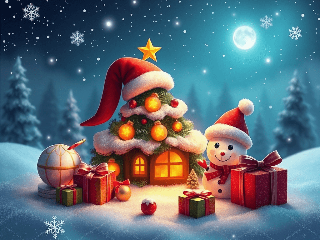 Cute christmas wallpaper gallery image 1